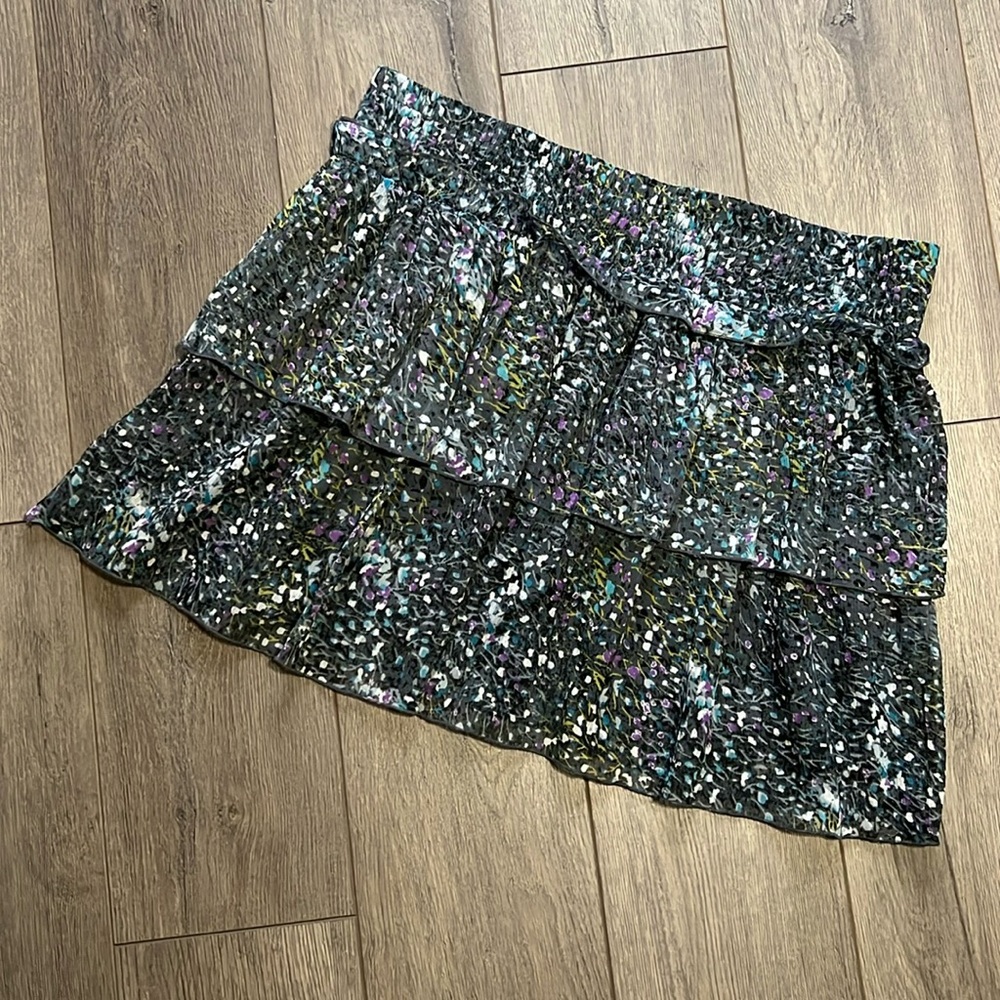 Mudd Flowy Floral Strechy Skirt
